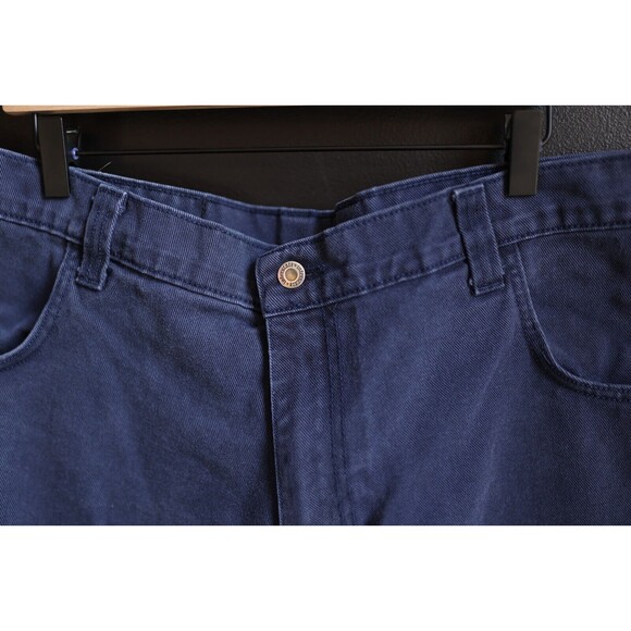 Vintage Interstate IS Baggy Blue Jeans Y2K Skater Hip Hop 42x30 Made in USA - Picture 10 of 16